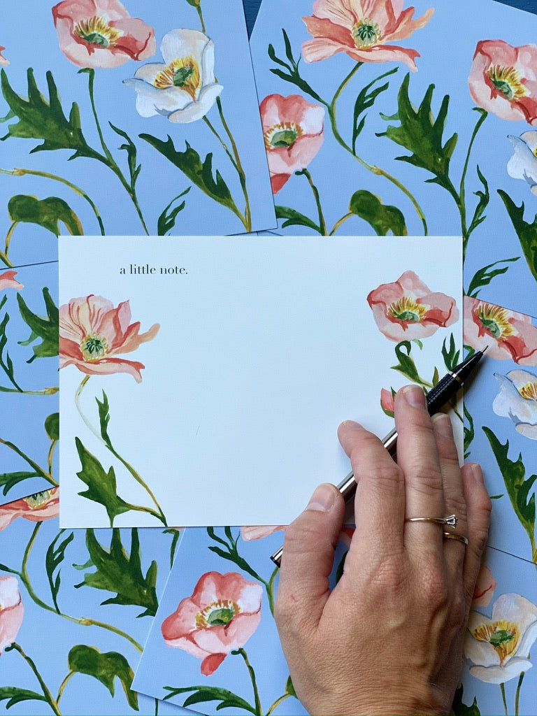 Poppy Notecard Set