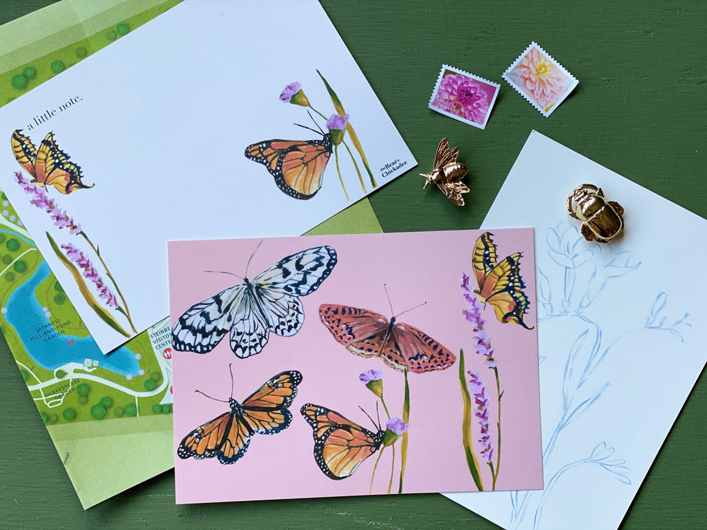 Butterfly Garden Notecard Set