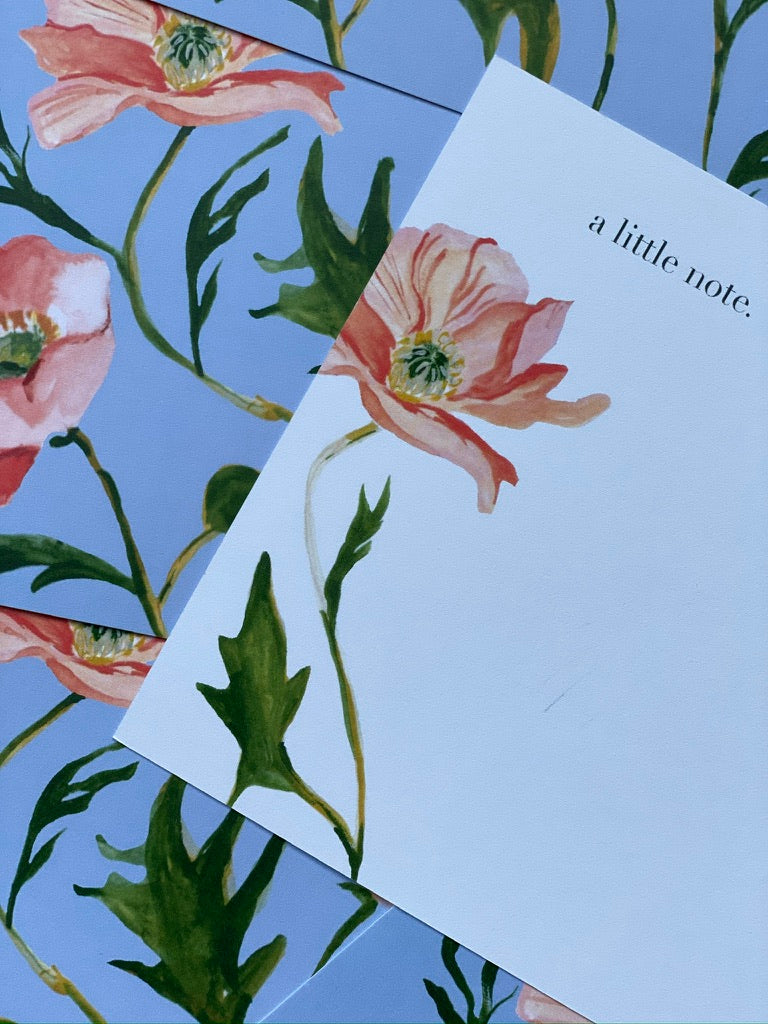 Poppy Notecard Set