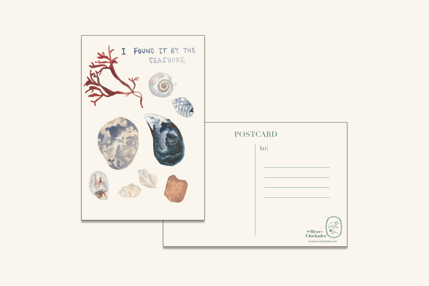 I found it at the Seashore Post Card