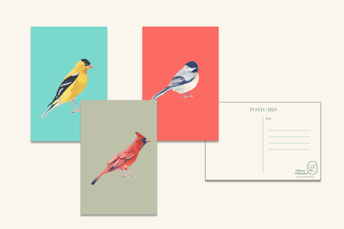 Backyard Bird Post Card Set