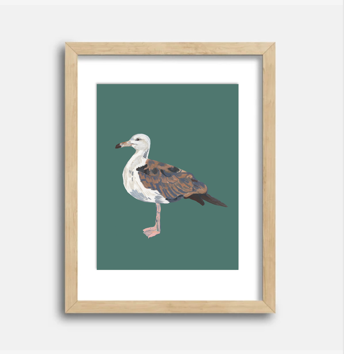 Gull Art Print, 8.5 x 11