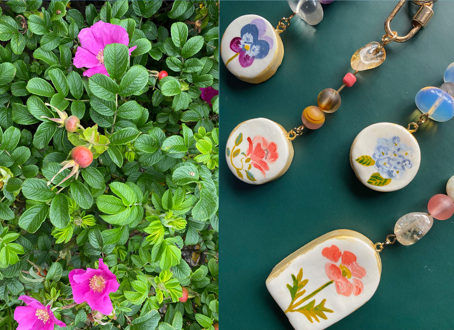 Make Your Own Bag Charm | Beach Rose