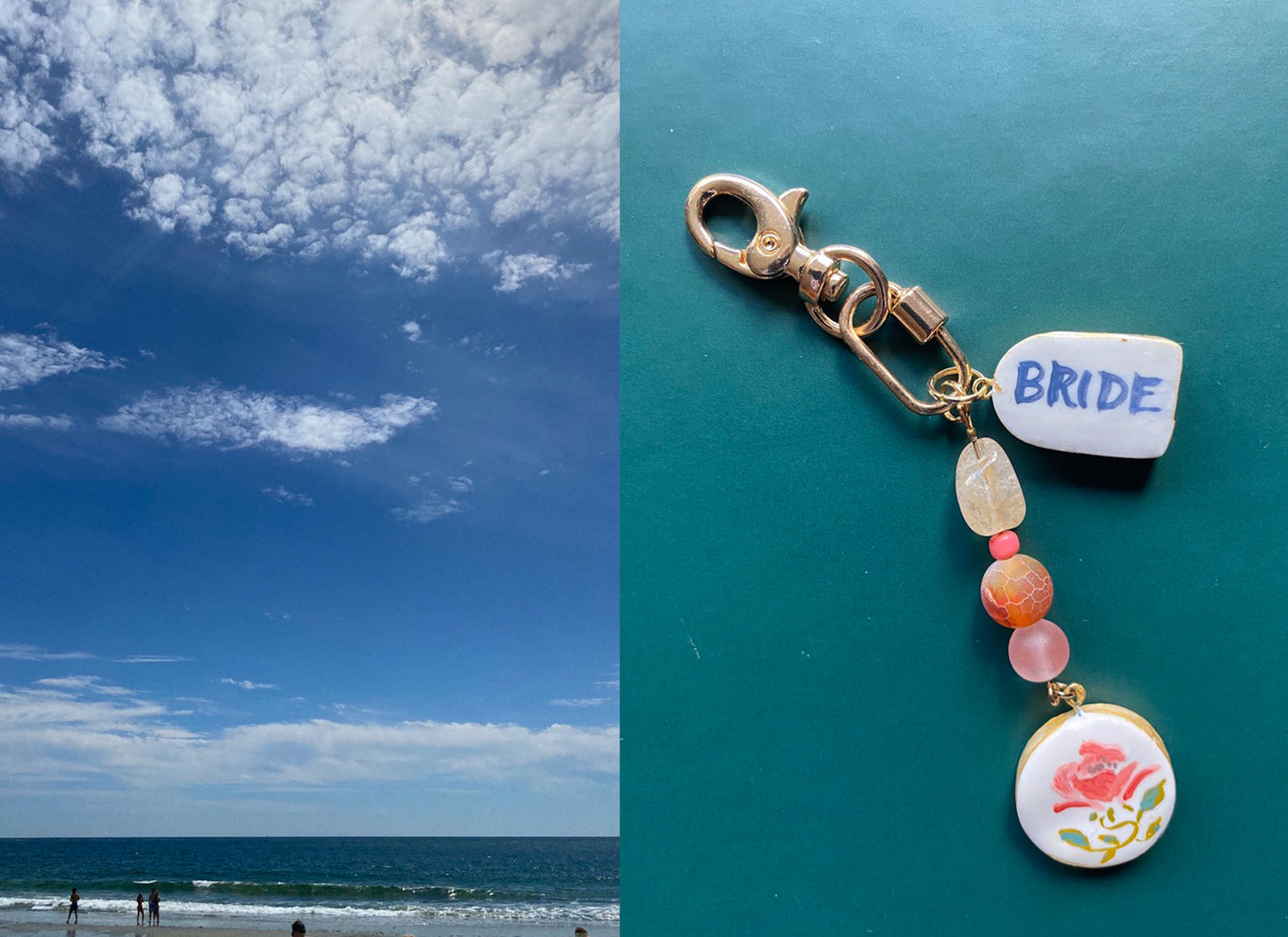 "Bride" Added Bag Charm