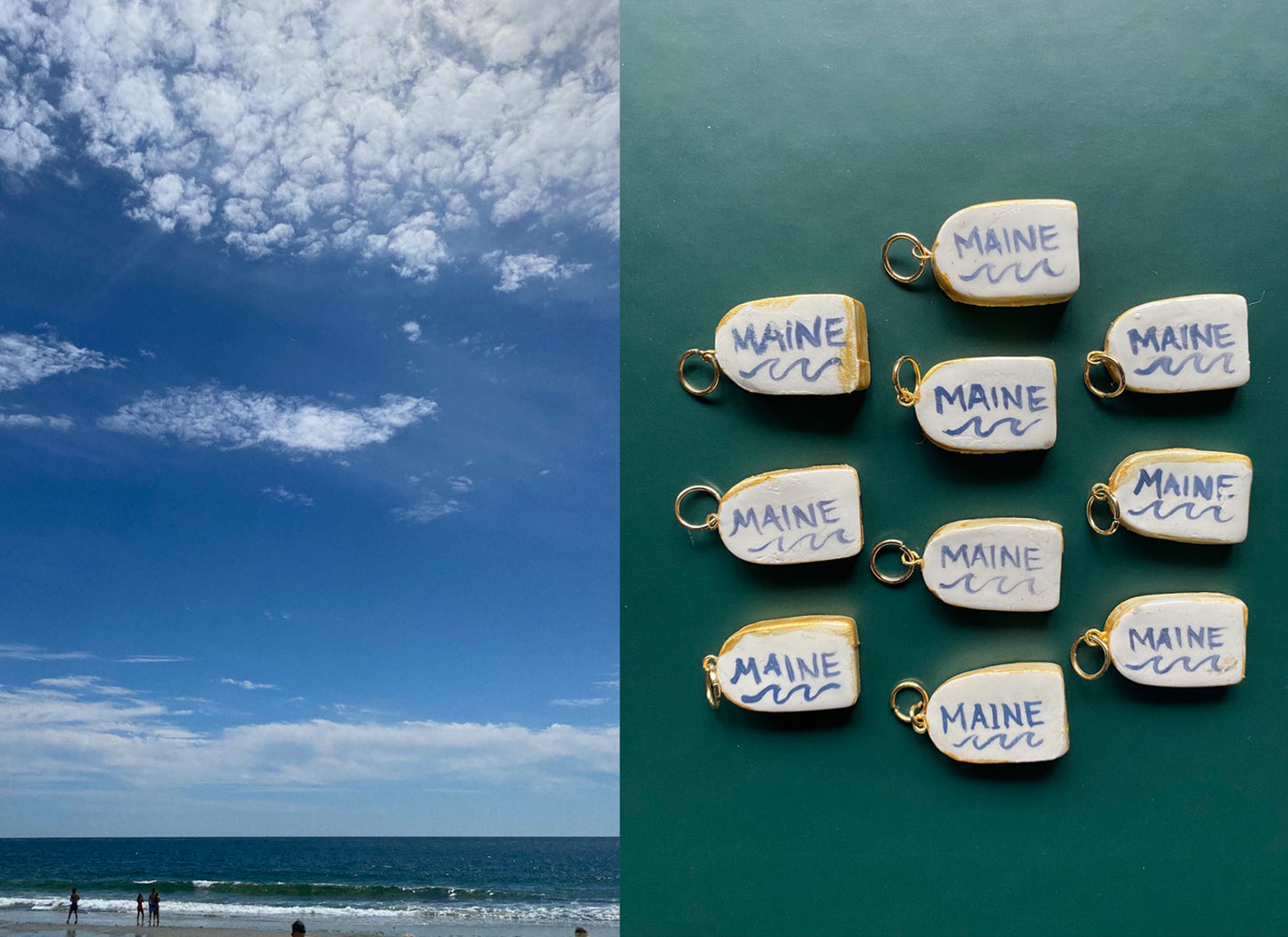 Ornament Custom "Maine" Charm Add-on