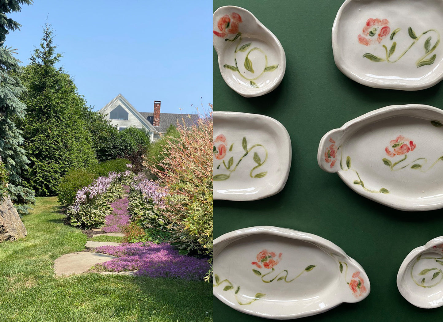 Beach Rose Ring Dish