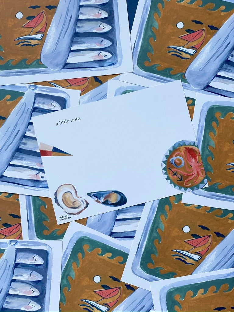 Sardine Notecard Set