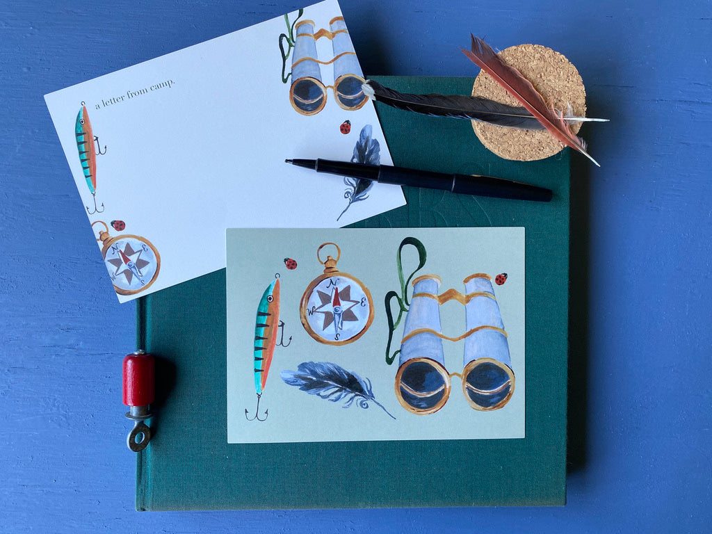 Camp Notecard Set