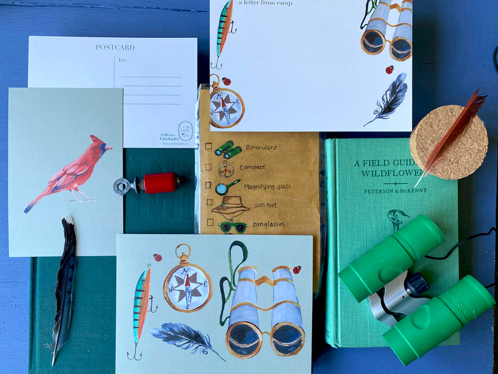 Camp Notecard Set