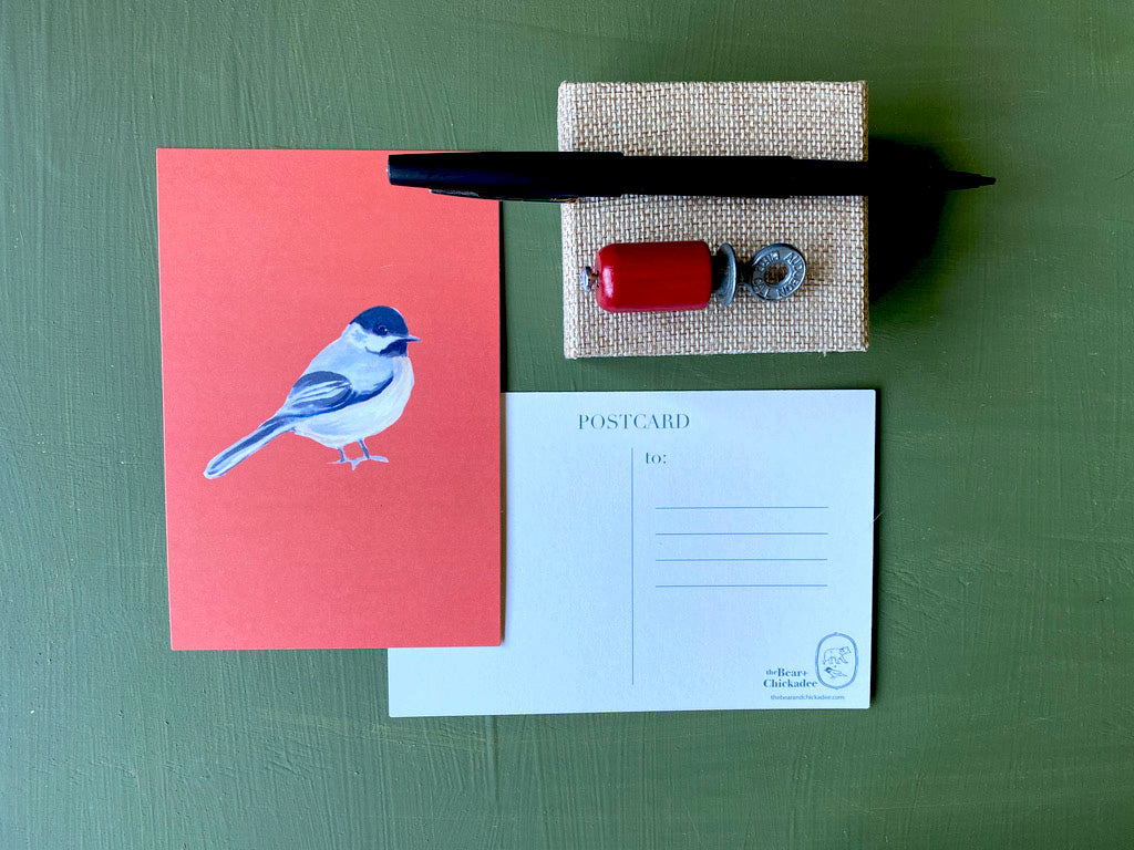 Black-Capped Chickadee Post Card