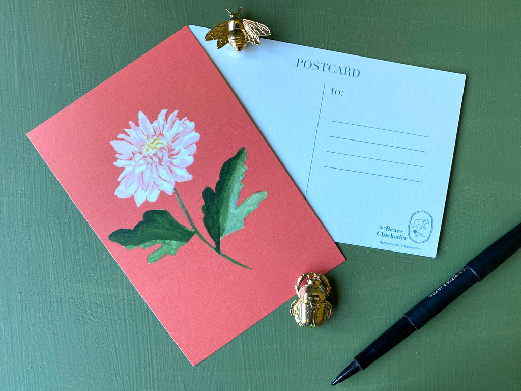 Backyard Flower Post Card Set