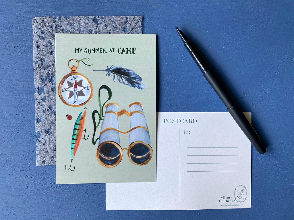 My Summer at Camp Post Card