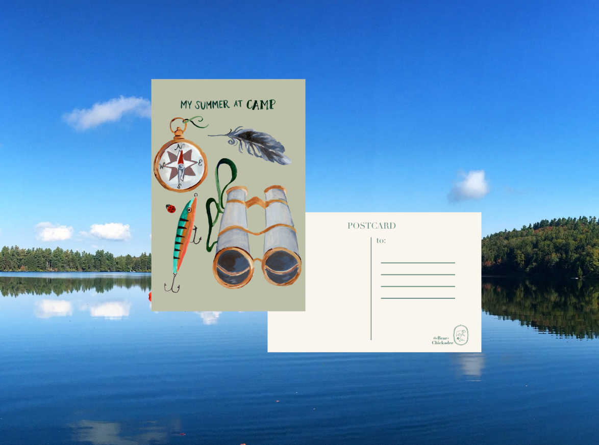 My Summer at Camp Post Card
