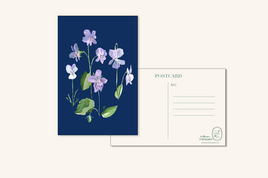 Violet Postcard
