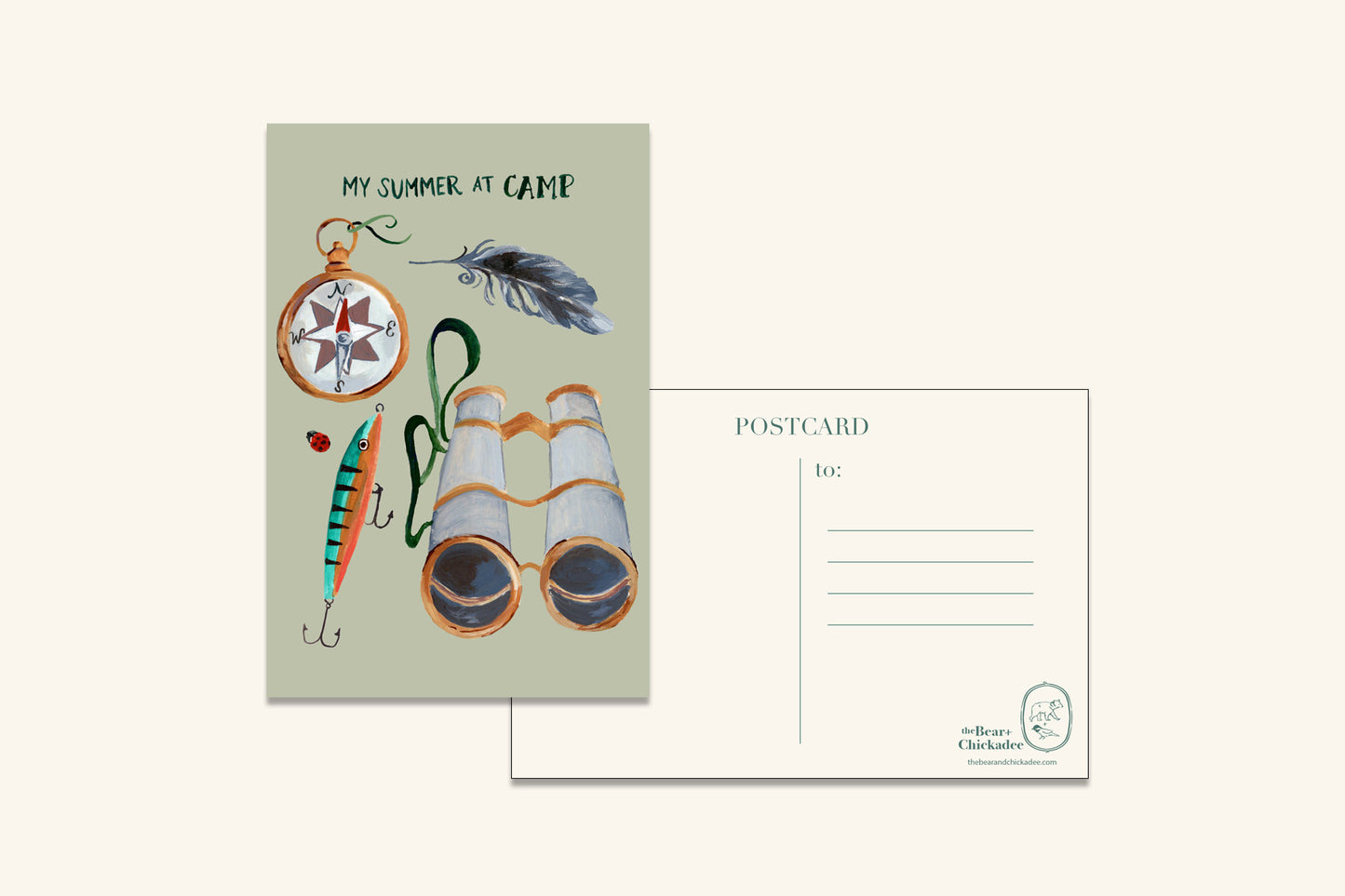 My Summer at Camp Post Card