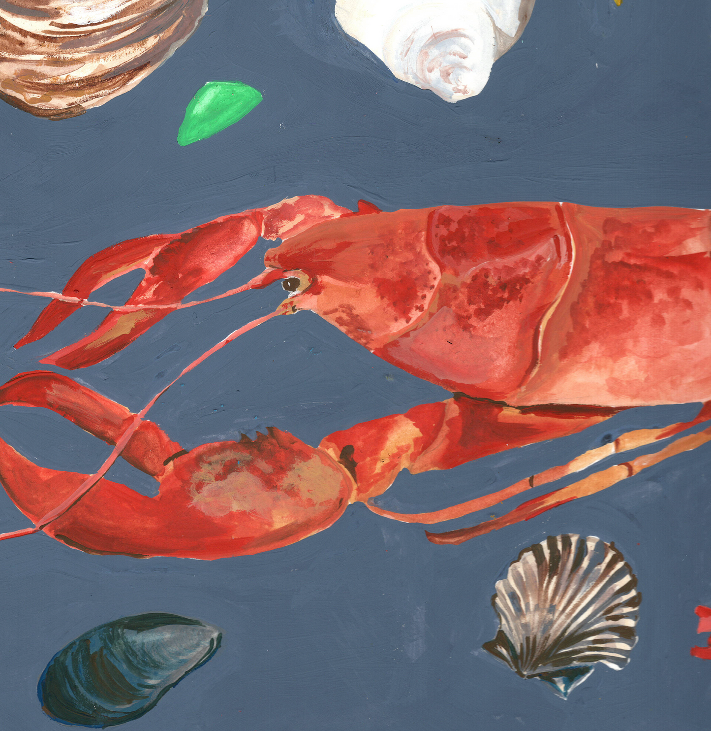 Maine Coast 11x14 Gouache Original Painting