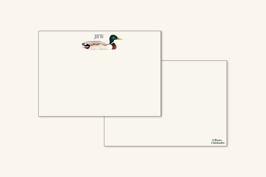 Custom Mallard Notecard Set