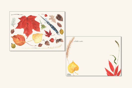 Autumn Leaves Notecard Set