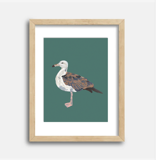 Gull Art Print, 8.5 x 11
