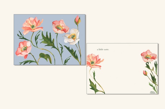 Poppy Notecard Set