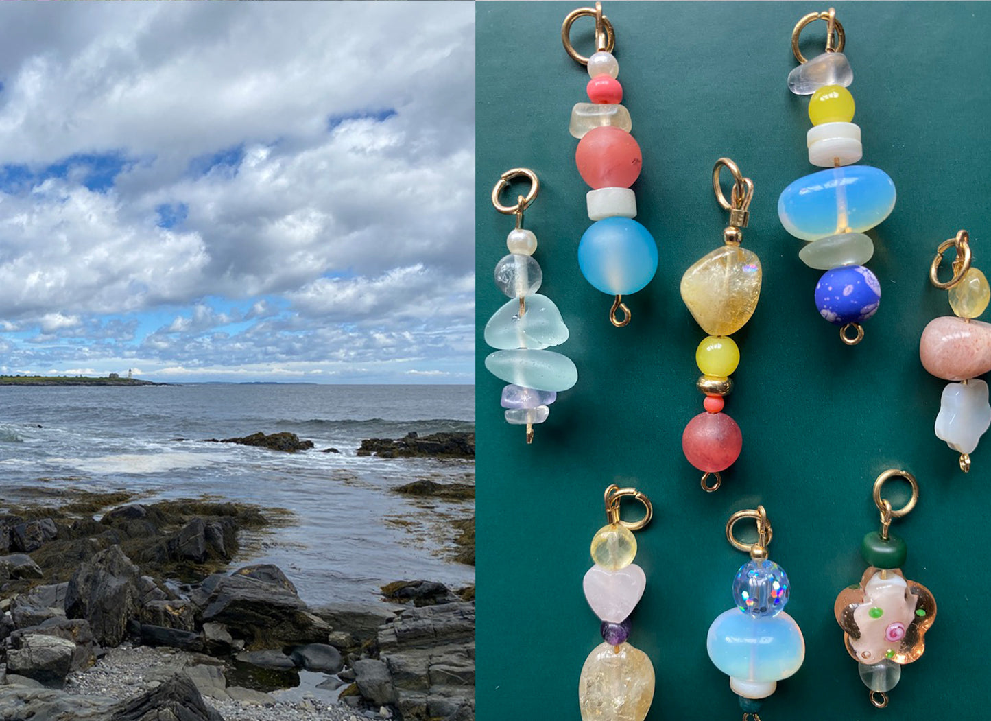 Beaded Added Bag Charm