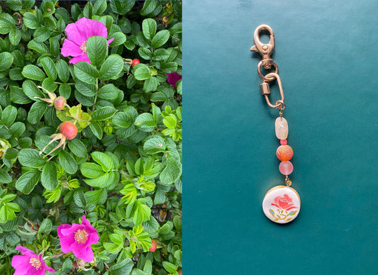 Make Your Own Bag Charm | Beach Rose