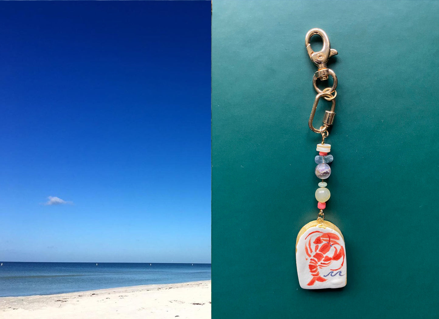 Make Your Own Bag Charm | Lobster