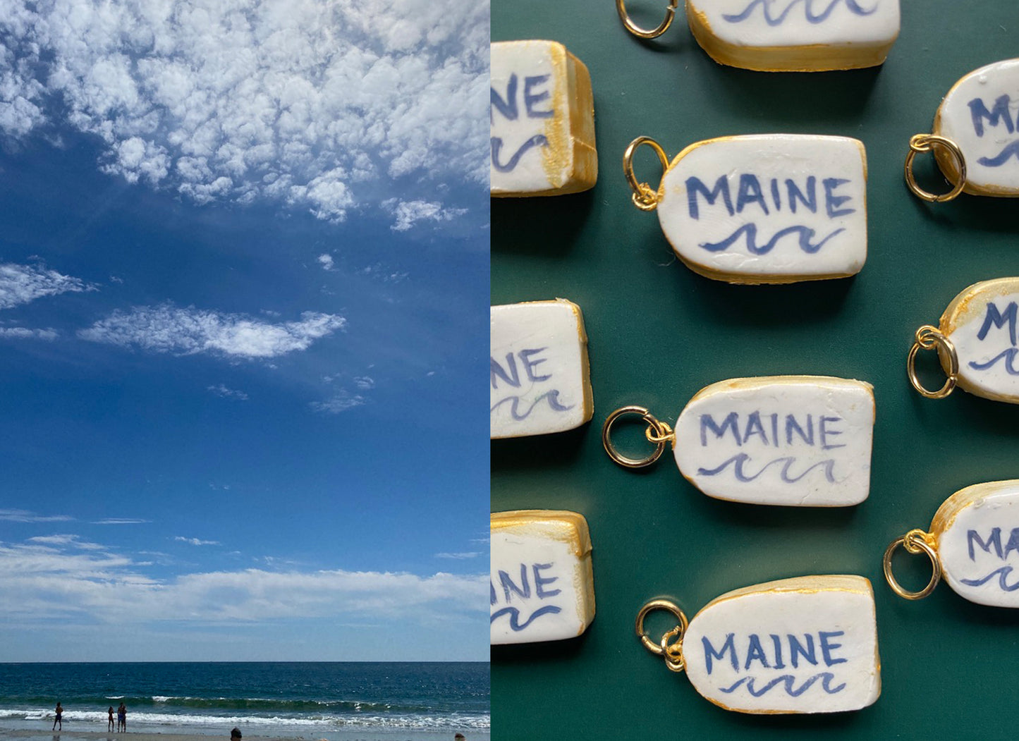 Ornament Custom "Maine" Charm Add-on