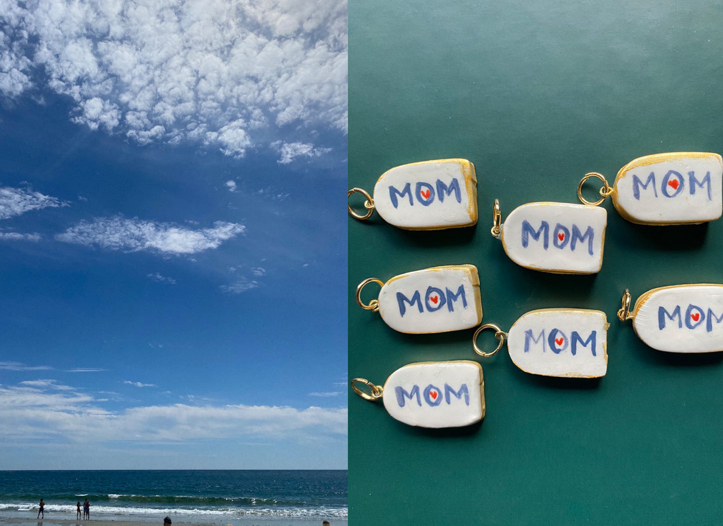 "Mom" Added Bag Charm