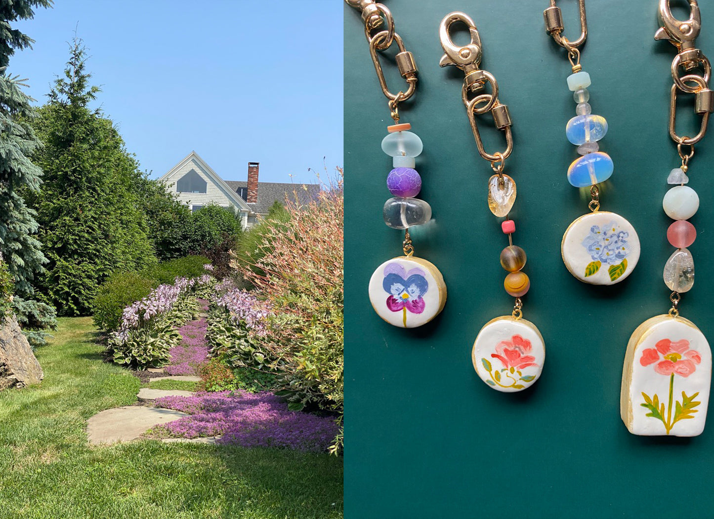 Make Your Own Bag Charm | Pansy