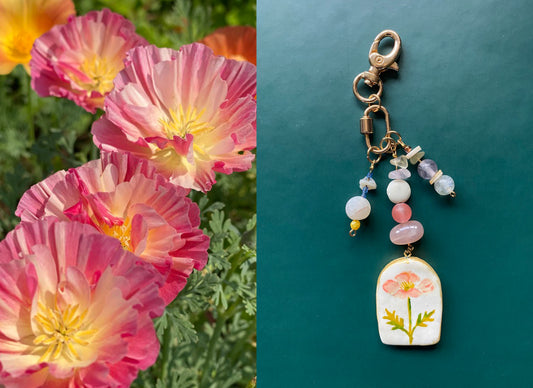Poppy Bag Charm