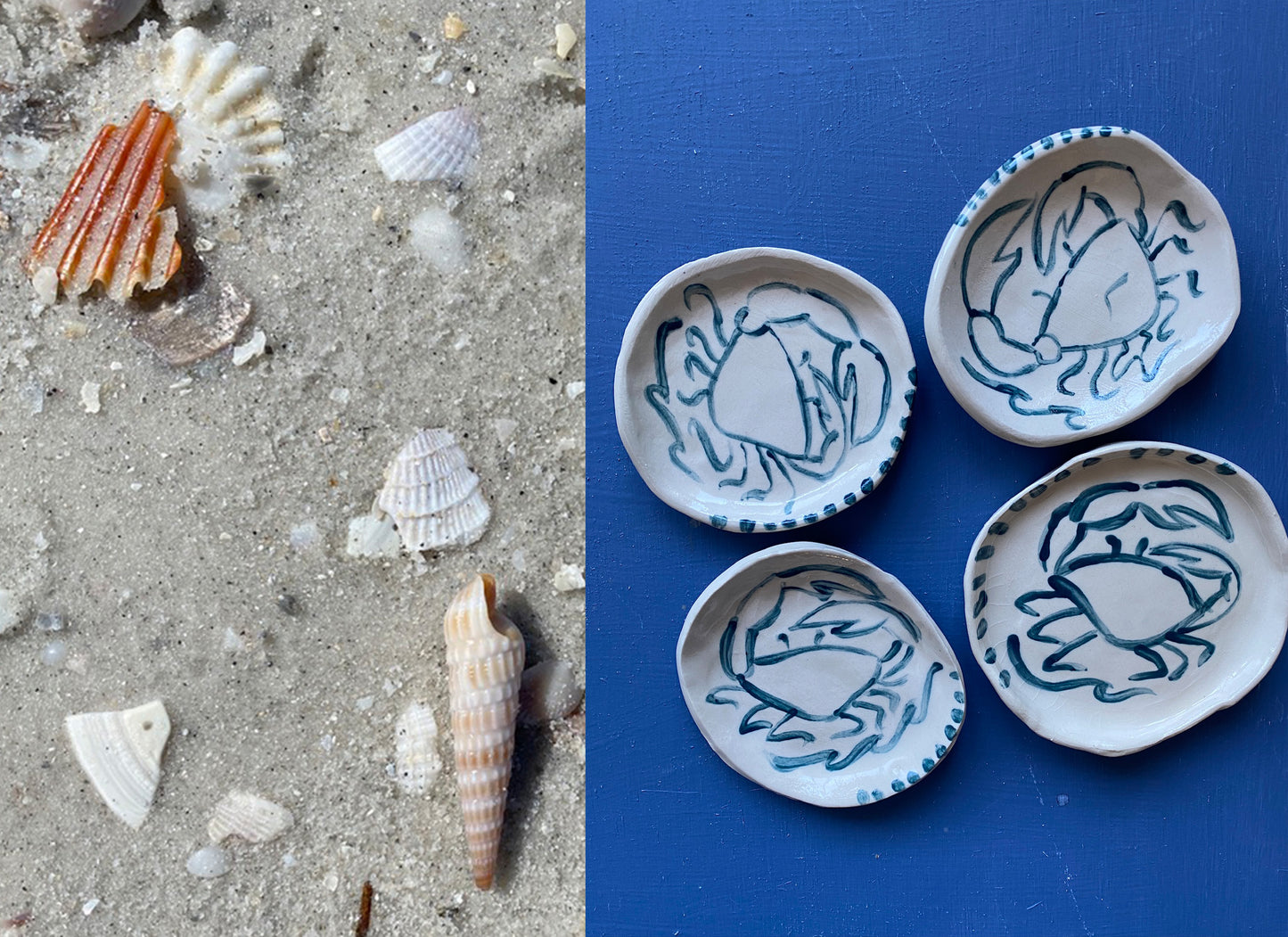 Gestural Crab Jewelry Dish