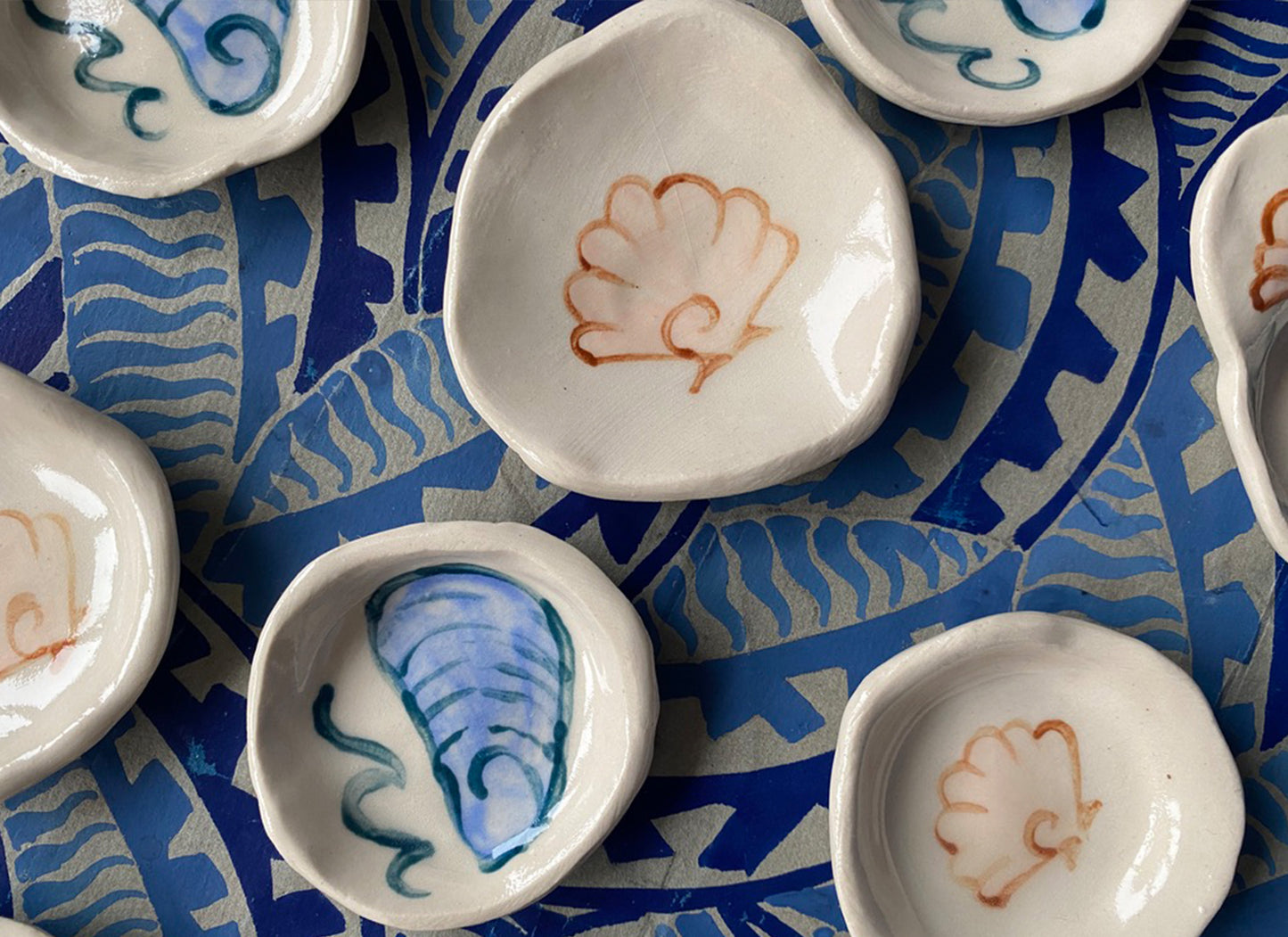 Oyster + Wave Ring Dish