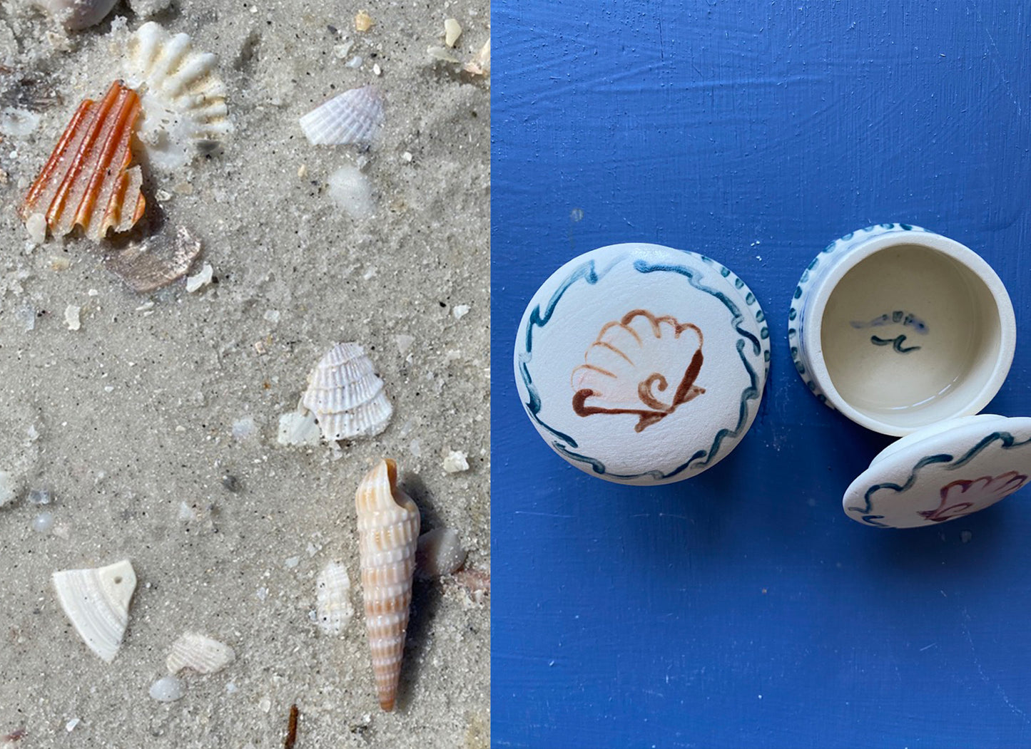 Shell + Wave Ring Box