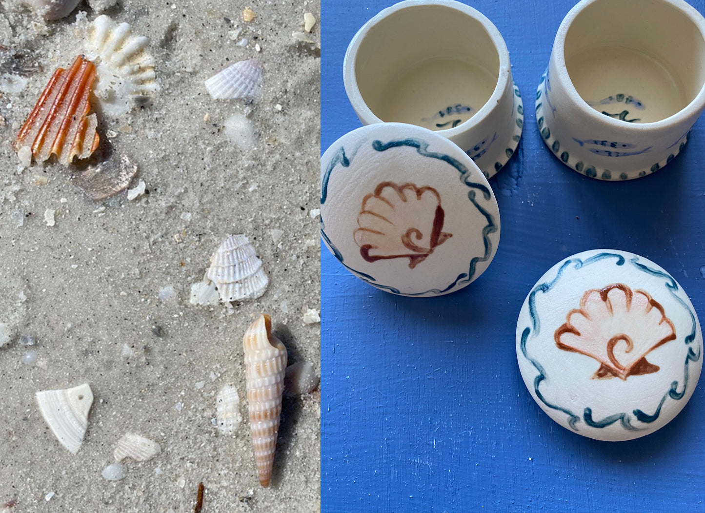 Shell + Wave Ring Box