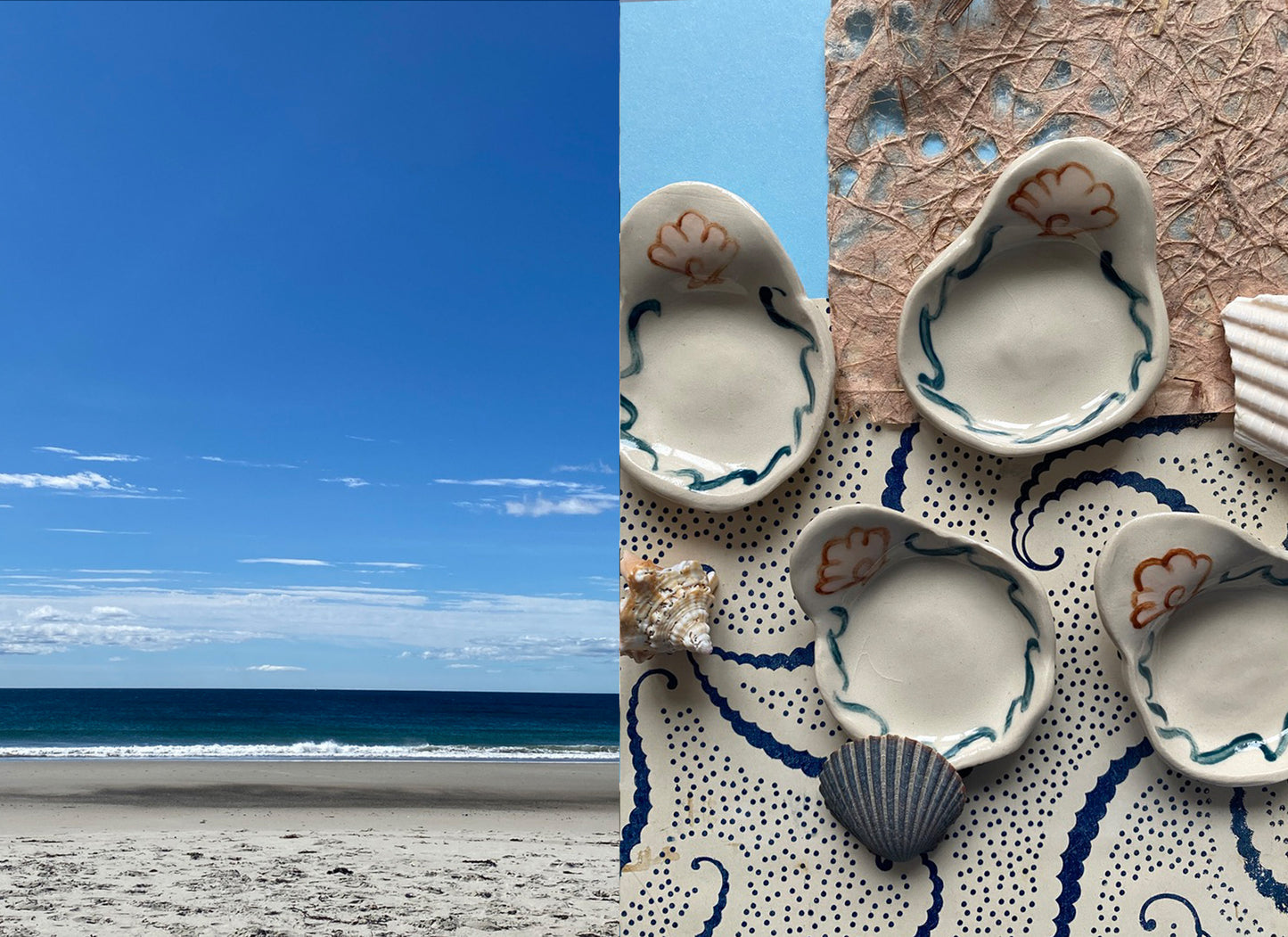 Shell with Wave Ring Dish