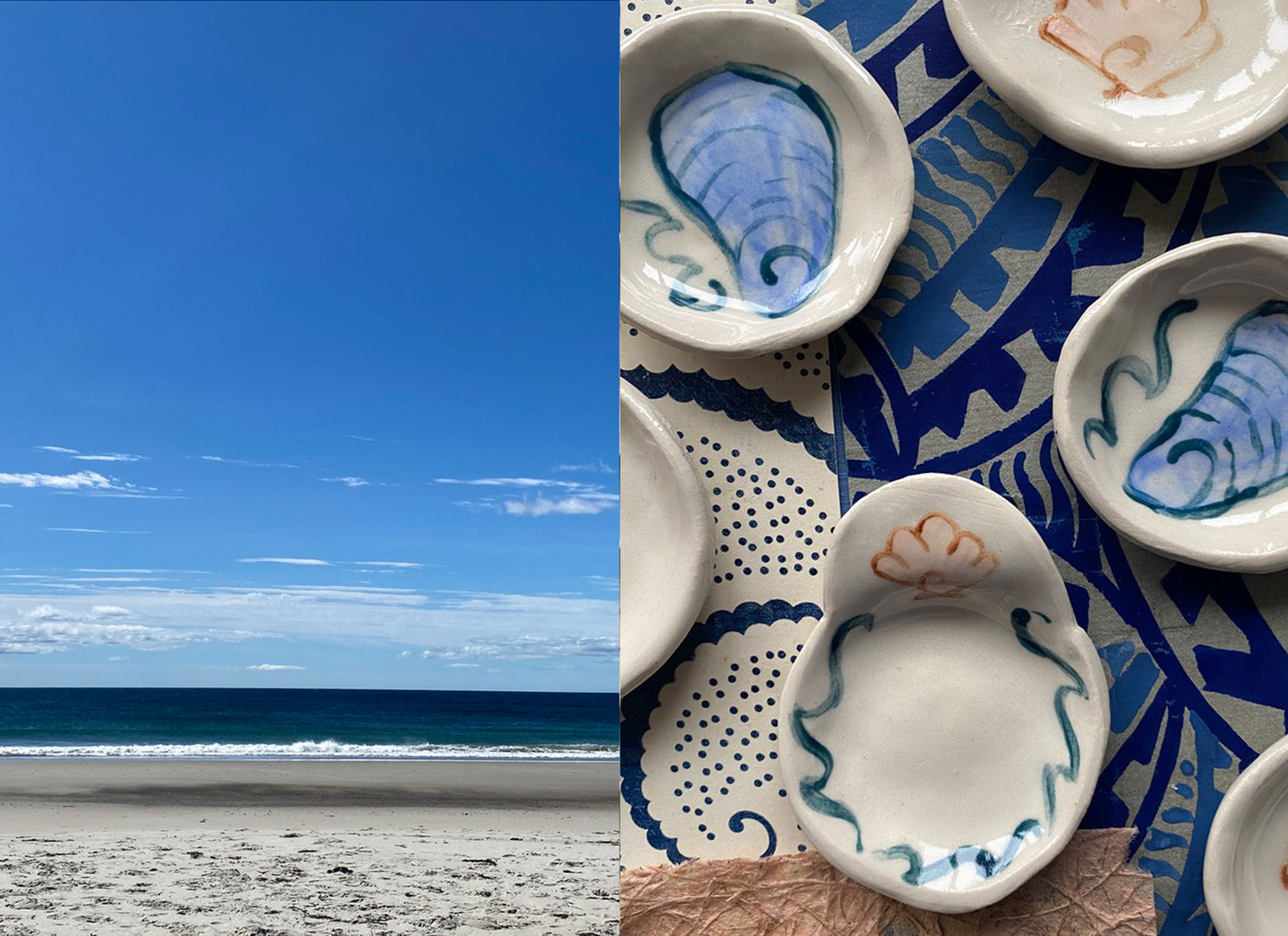 Shell with Wave Ring Dish