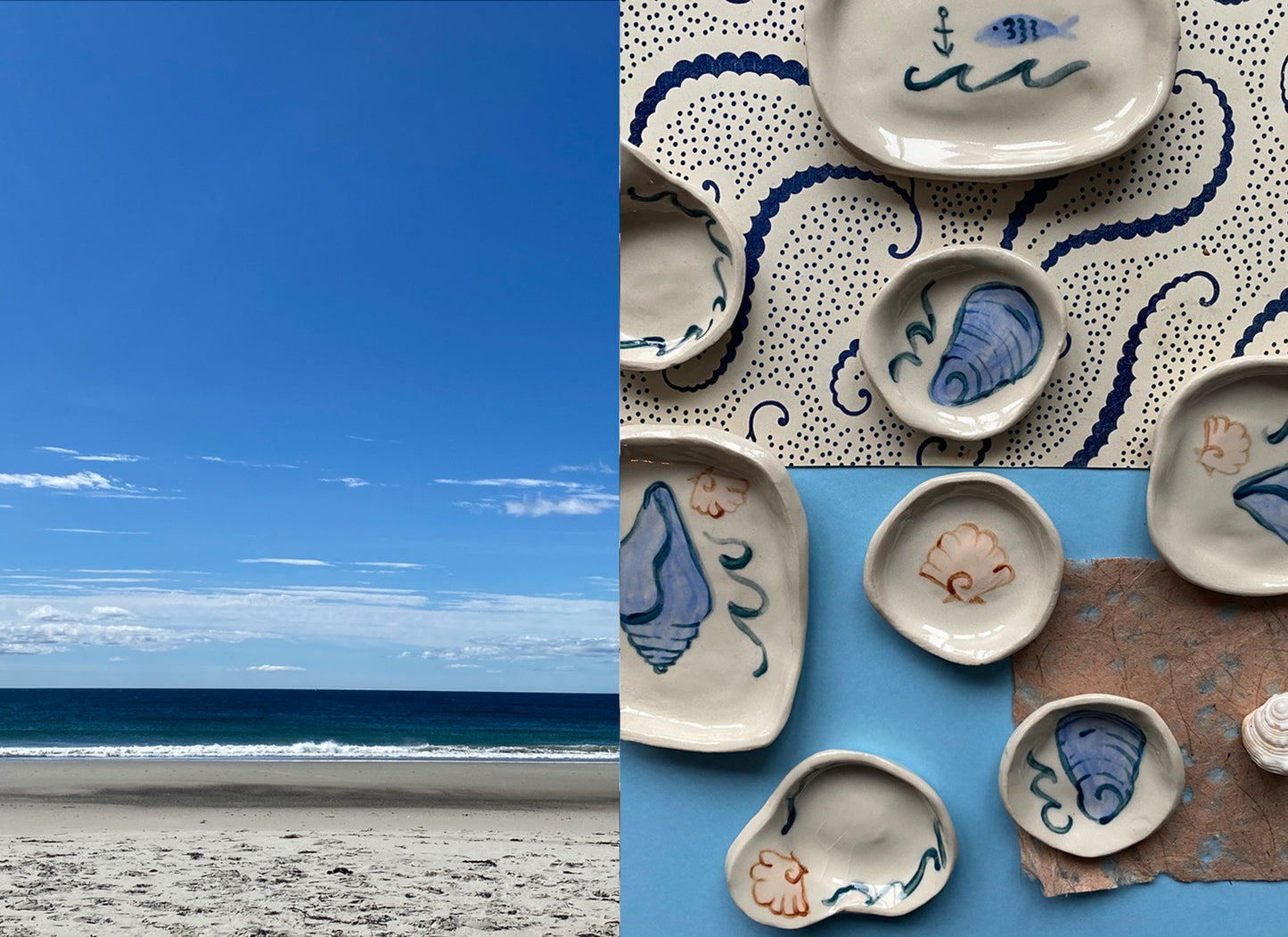 Shell with Wave Ring Dish