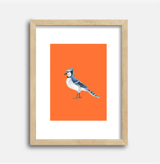Blue Jay Art Print, 5x7