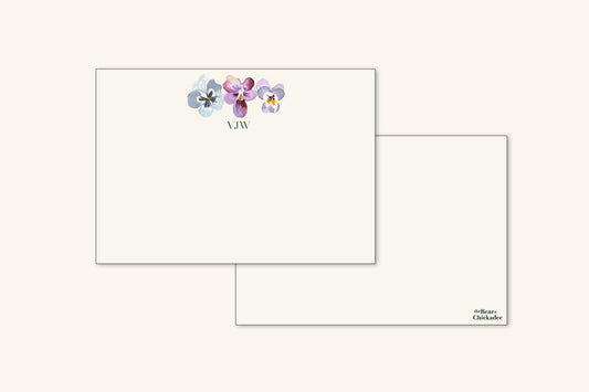 Custom Pansy Notecard Set (Small)
